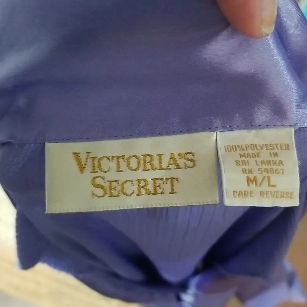 Vintage Gold Label Victoria's Secret Purple Periwinkle Night Shirt